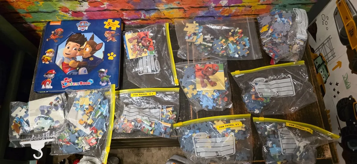14 x Paw Patrol puzzles - Image 1