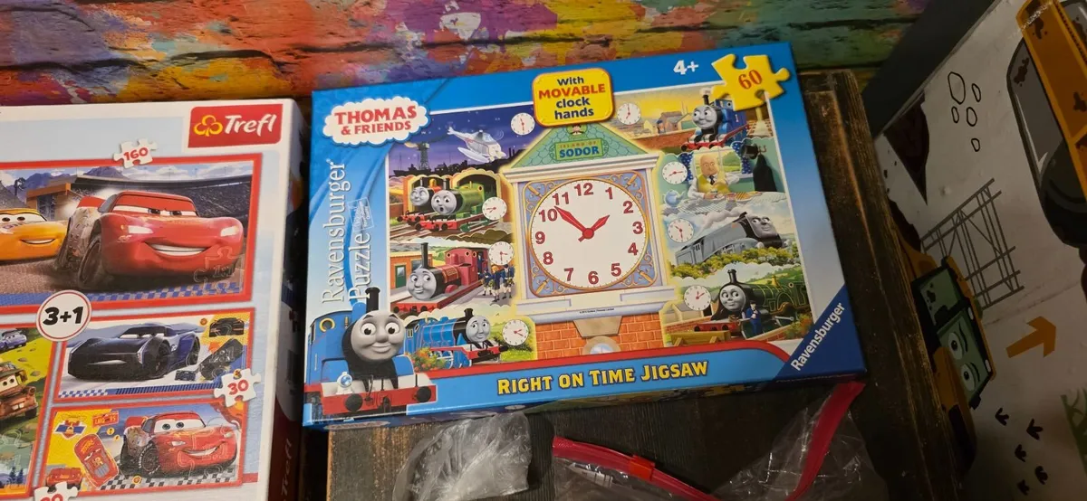 10 x Cars and Thomas & Friends puzzle - Image 2