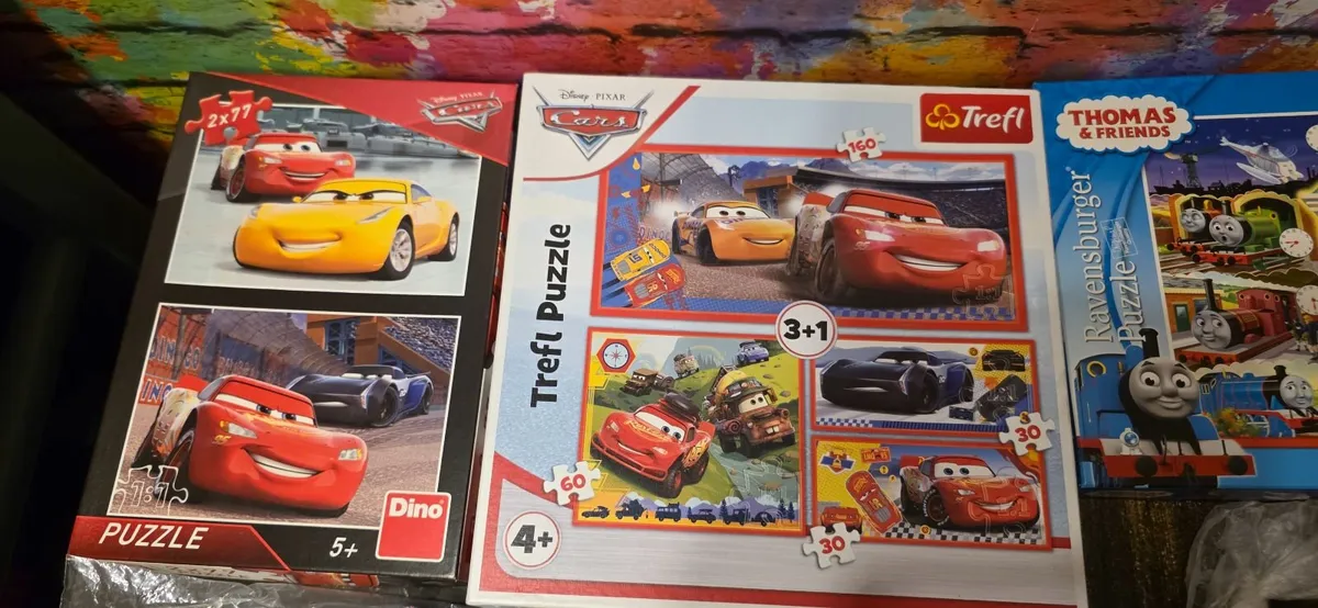 10 x Cars and Thomas & Friends puzzle - Image 3