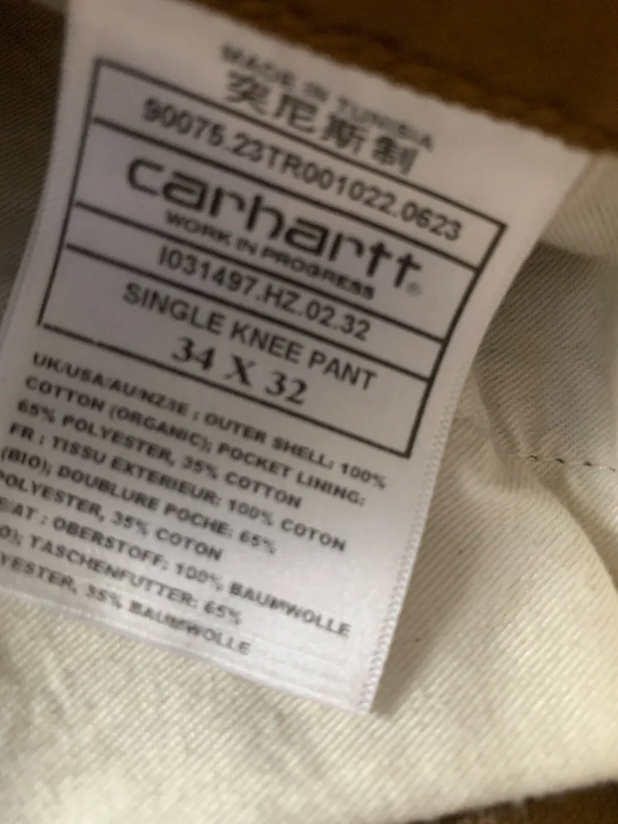 Carhartt pants 34 w new was 100 - Image 3