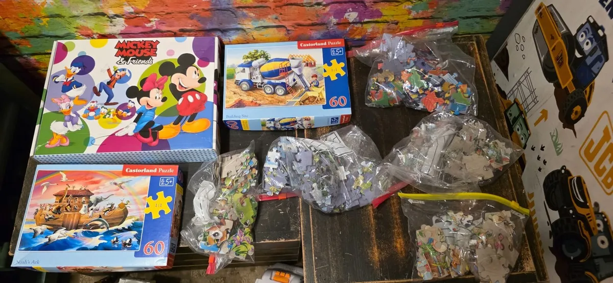 8 x kids puzzle - Image 1