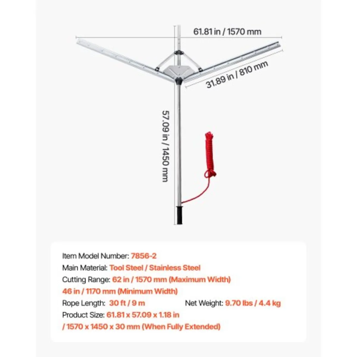 Lake Weed Cutter, Pond Aquatic Plant Cutting Tool - Image 3