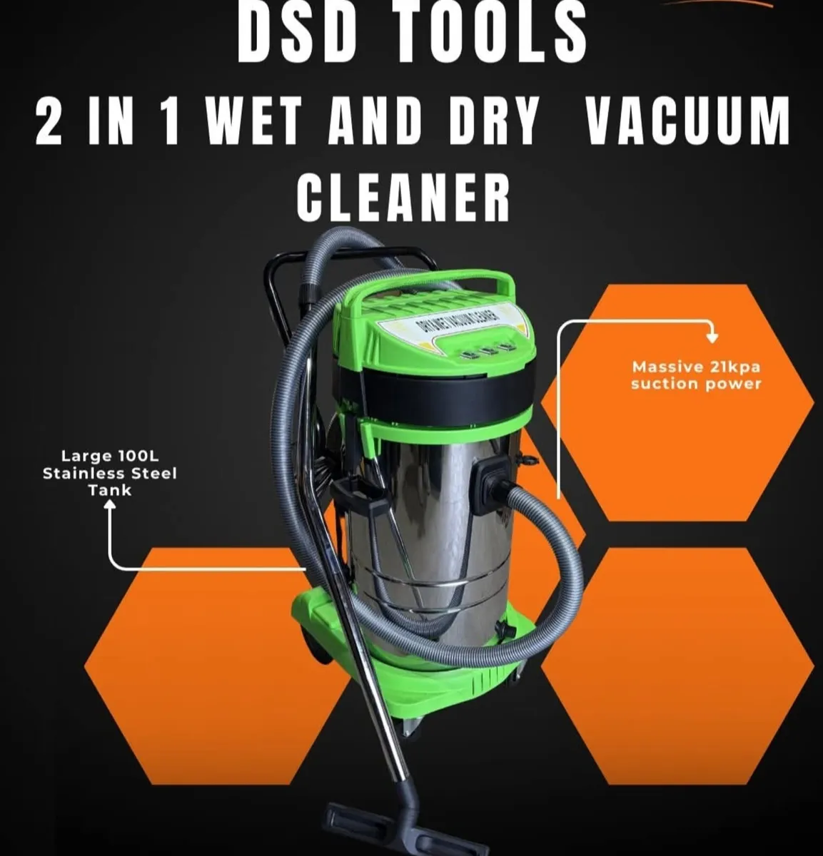 DSD wet&dry 3000w vacuum
