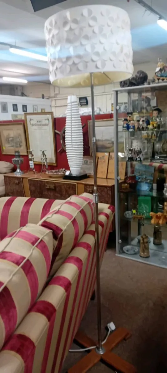 Retro Chrome Standard Lamp - Image 1