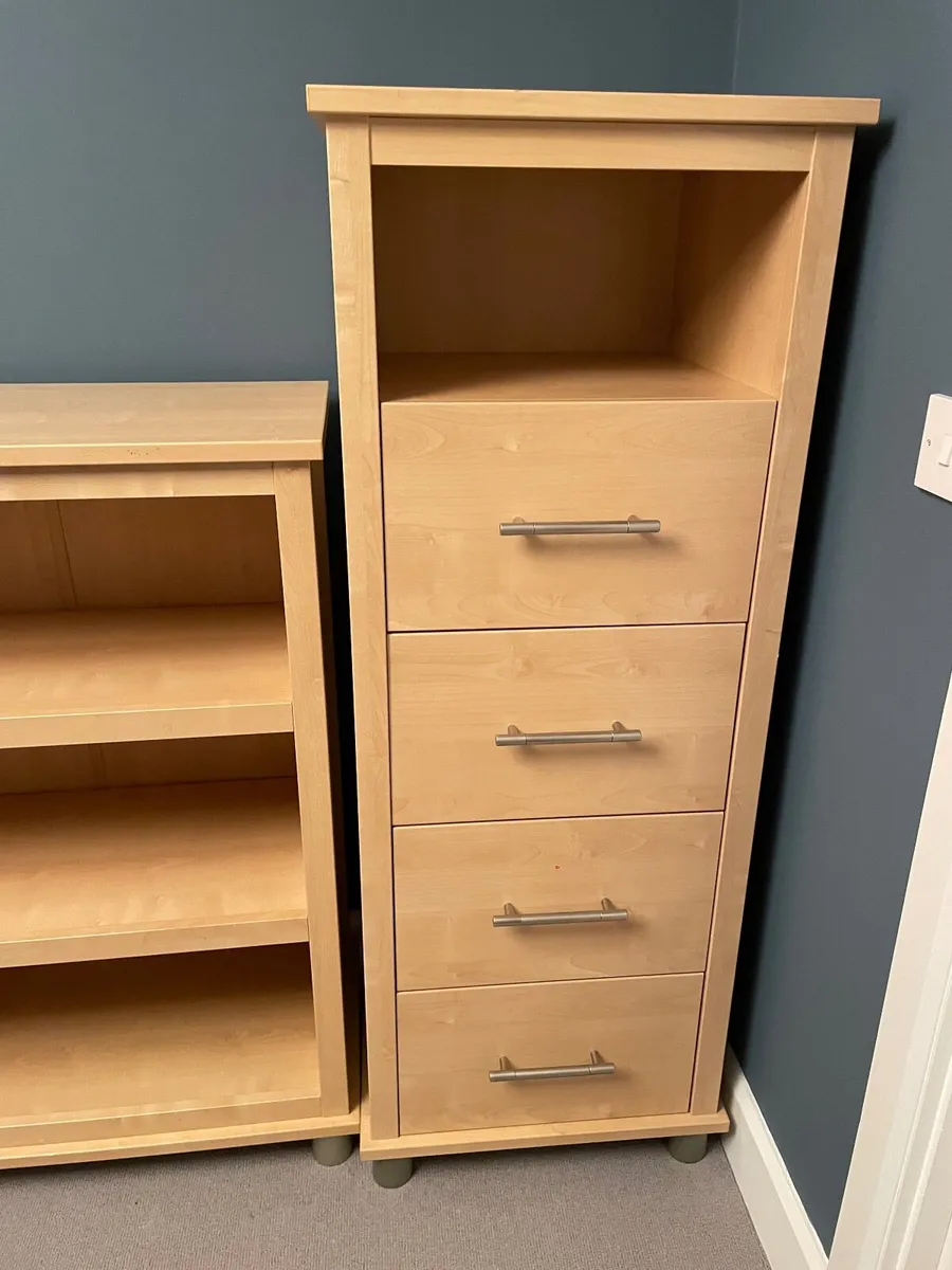 Mamas and Papas Maple Tall Boy (drawer unit) - Image 1