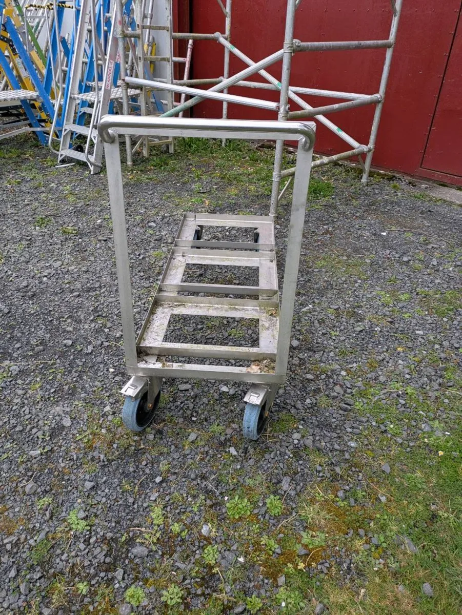Stainless steel trolley - Image 2