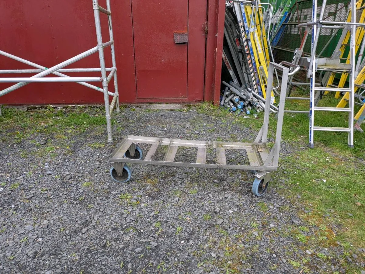 Stainless steel trolley - Image 3