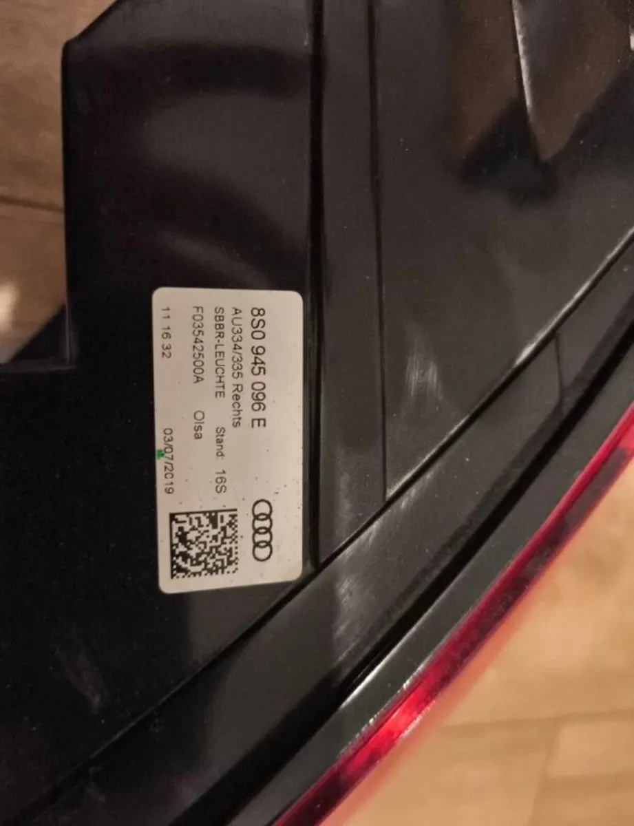 AUDI TT Mk3 Rear Left & Right Led Lights(Pair) - Image 4