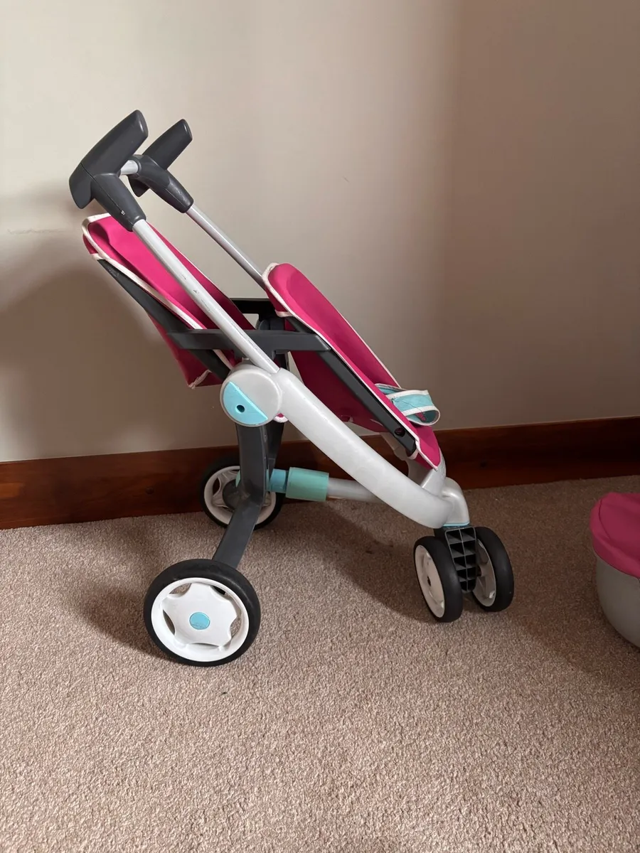 Dolls pram and double buggy - Image 2