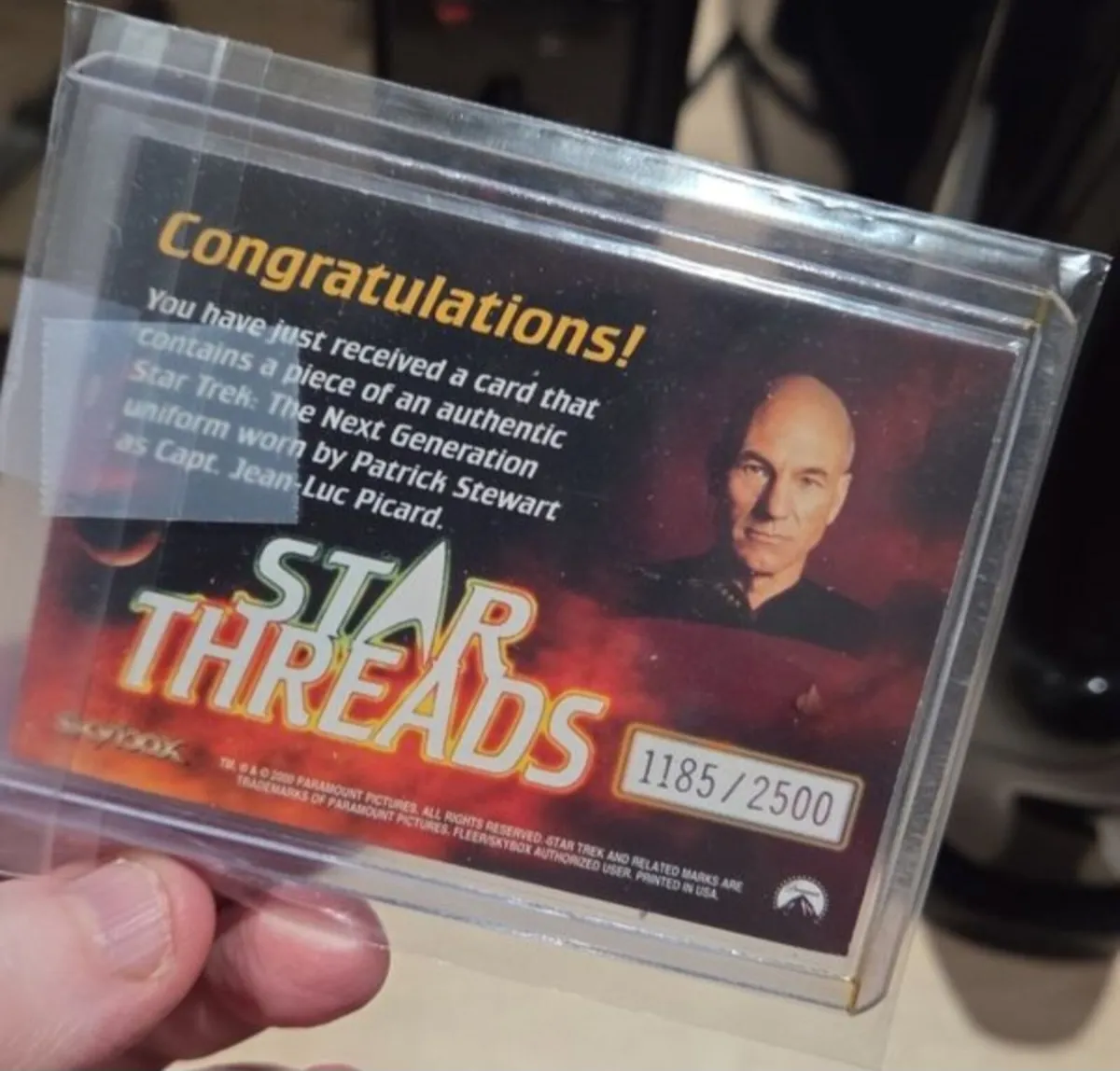 Jean Luc Picard  star trek uniform piece - Image 3