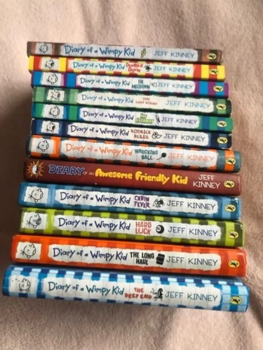 12 Wimpy Kid Books - Children's Books / Kids Books - Image 1