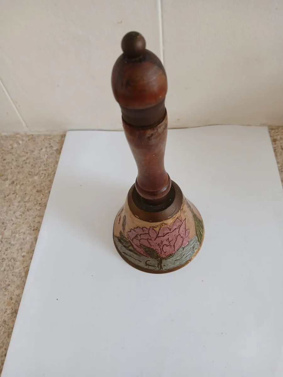 Vintage bronze brass bell - Image 1