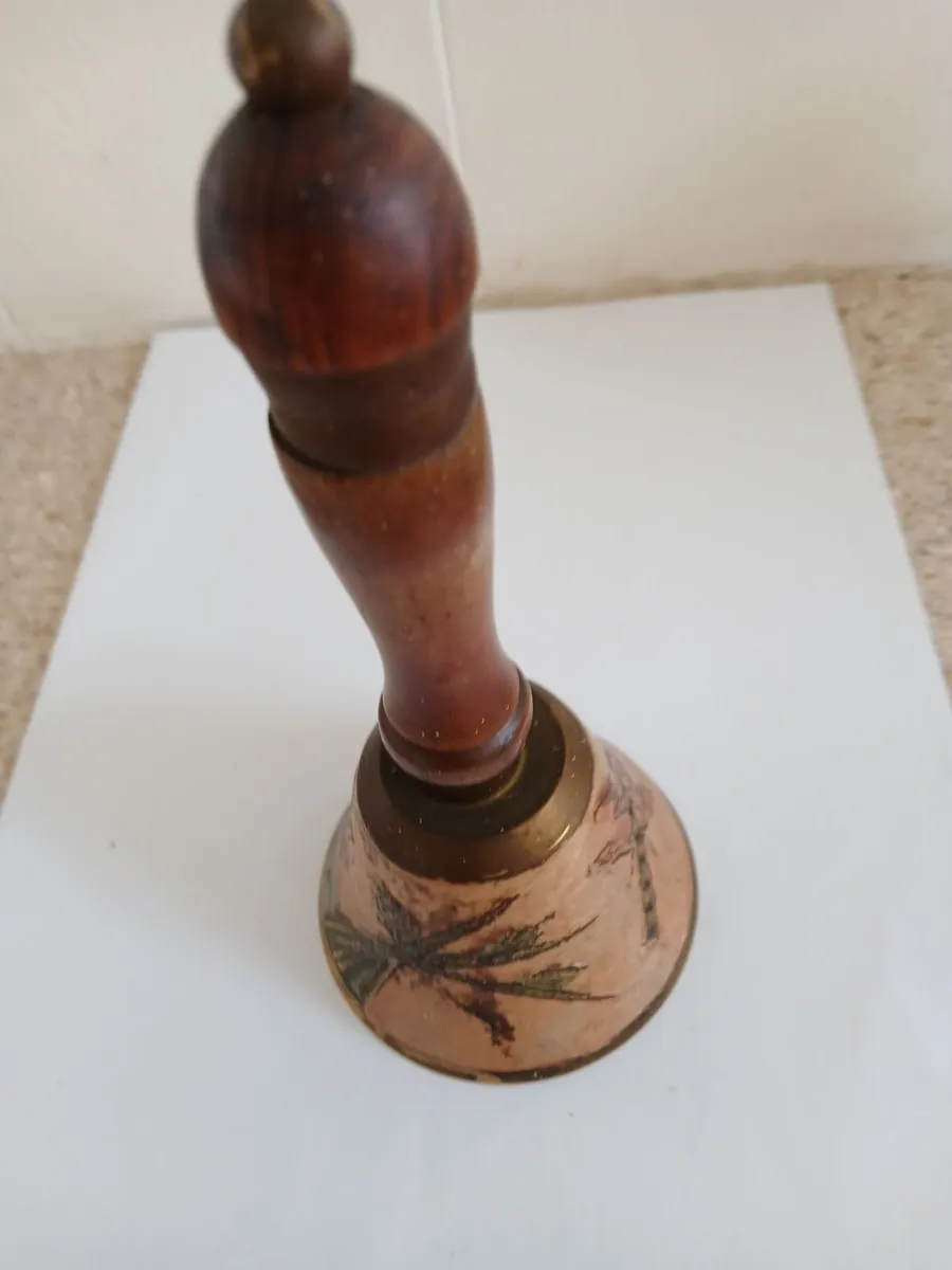Vintage bronze brass bell - Image 3