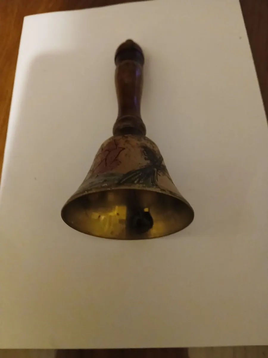 Vintage bronze brass bell - Image 4