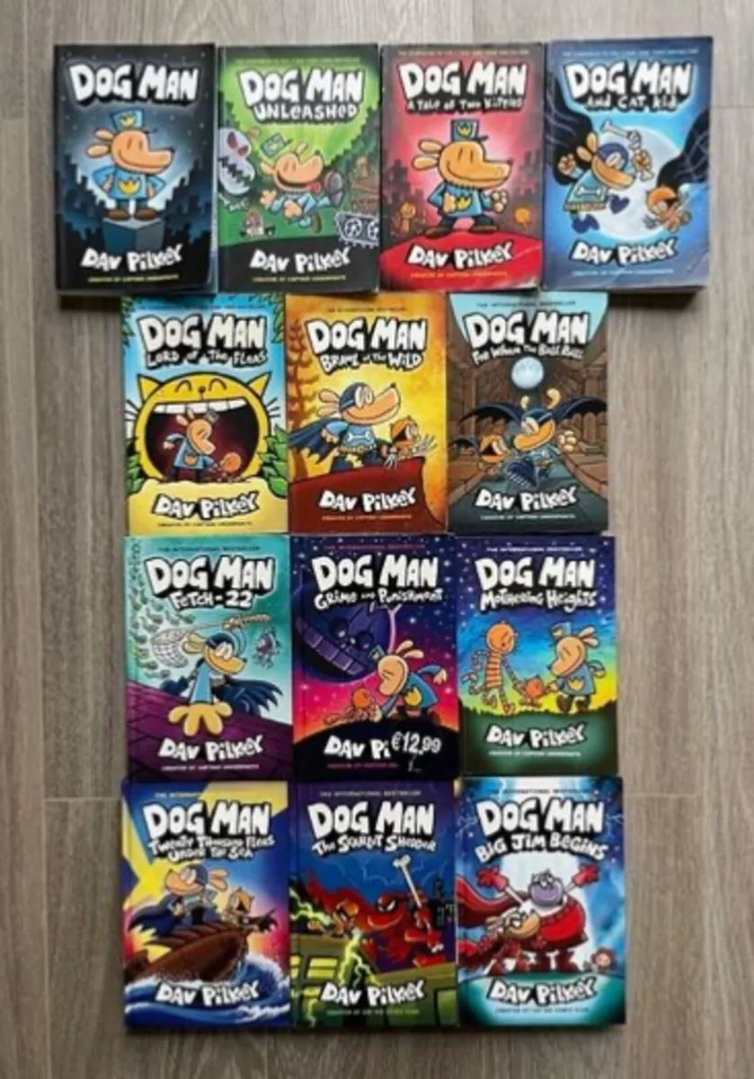 NEW Dogman Full Set 13 Books - Dav Pilkey