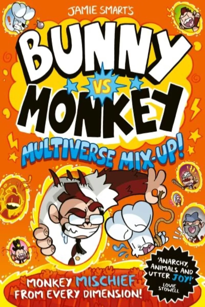 NEW Bunny vs Monkey - 1 hardback, 1 paperback - Image 2