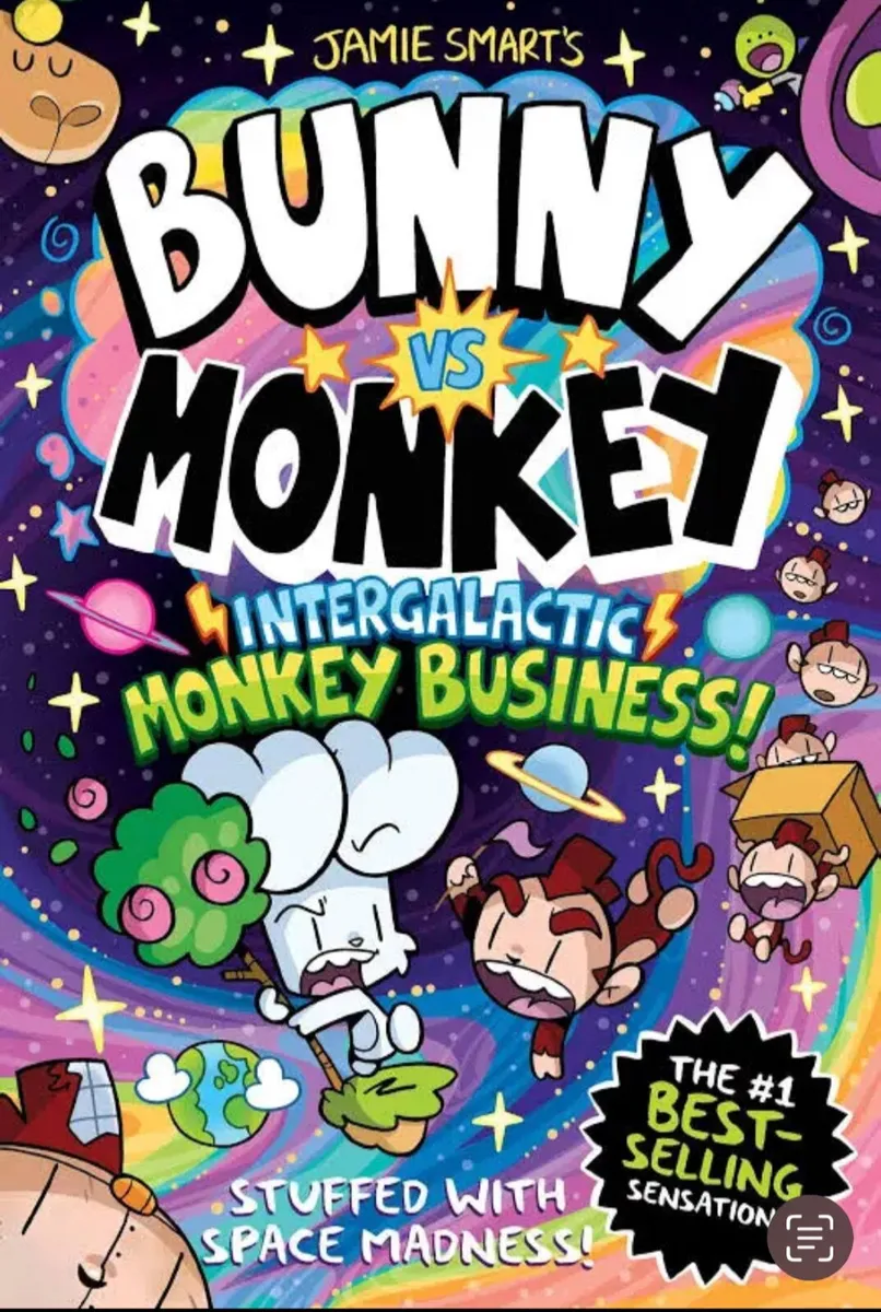 NEW Bunny vs Monkey - 1 hardback, 1 paperback - Image 1