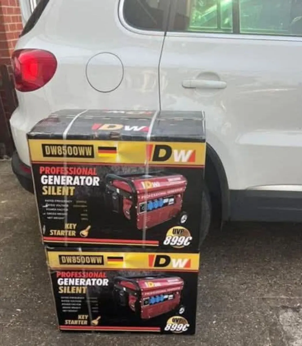 Brand new 8500 watts key start generators