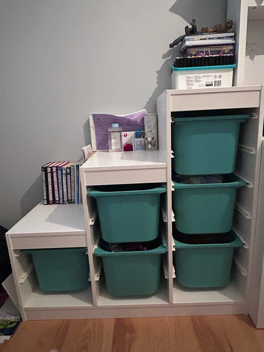 Ikea Trofast and boxes