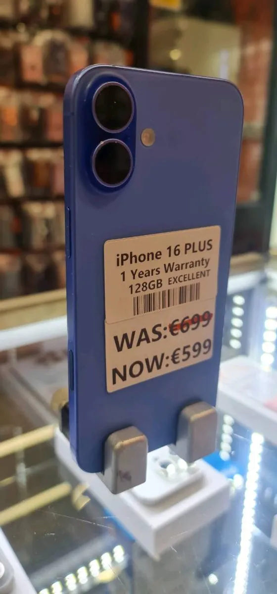 Iphone 16 plus 1 year warranty 128GB - Image 1
