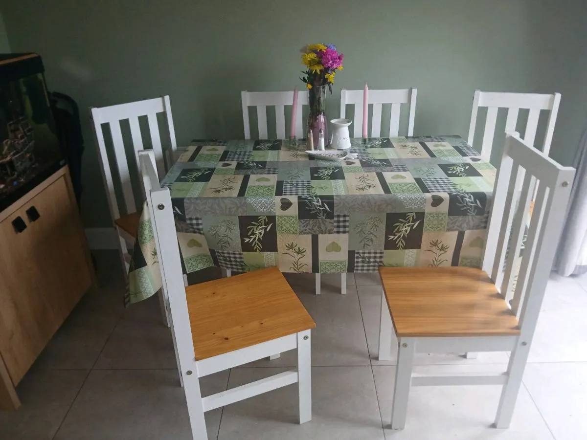 Table & 6 Chairs - Image 1
