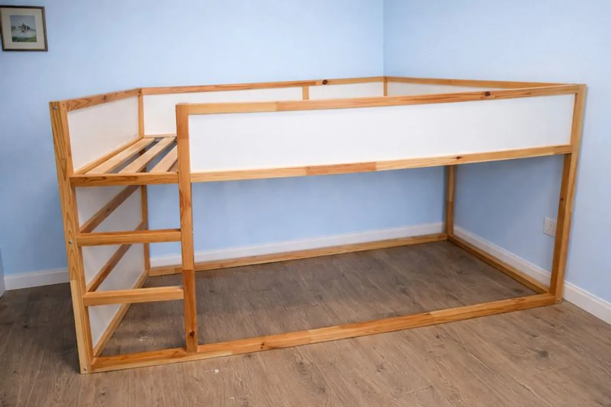 IKEA KURA Bed with curtains For Sale - Image 2