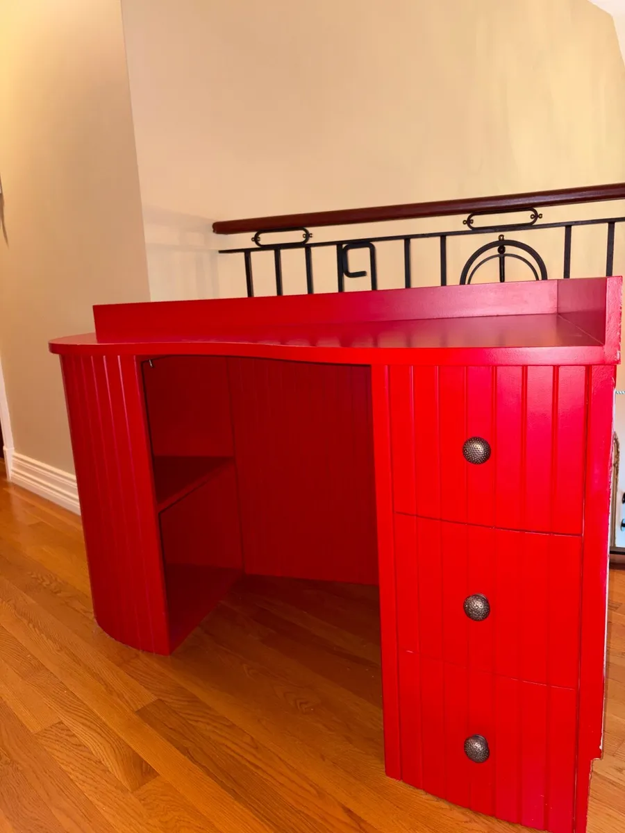 Handmade Wooden Coner Desk - Image 1