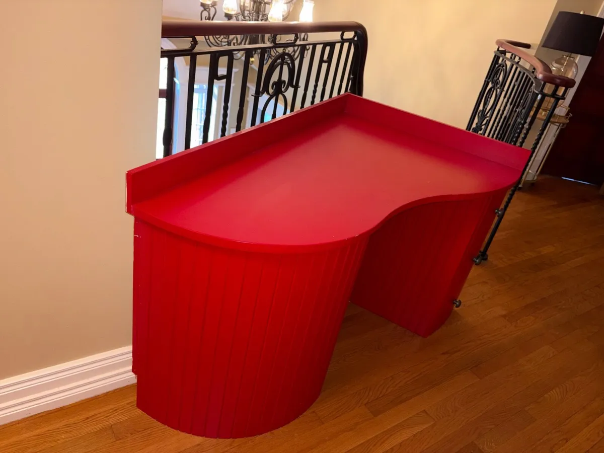 Handmade Wooden Coner Desk - Image 4