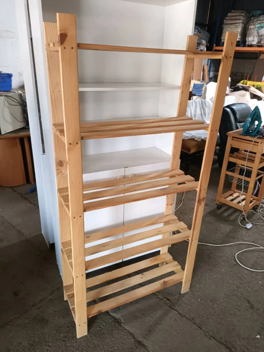 Pine Garage Shelf - Image 1