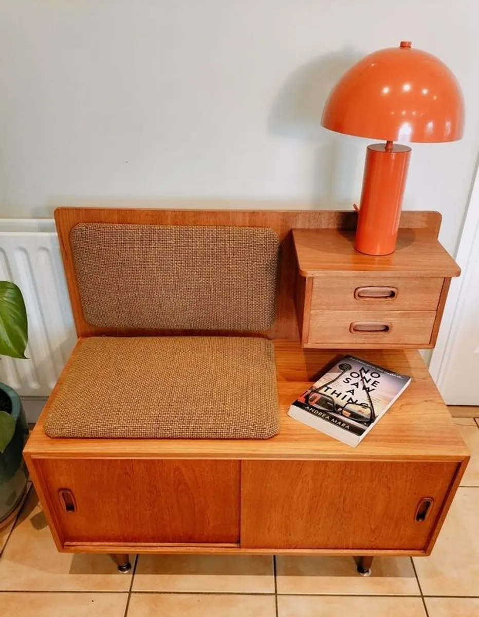Mid Century Vintage Jentique Telephone Seat - Image 3