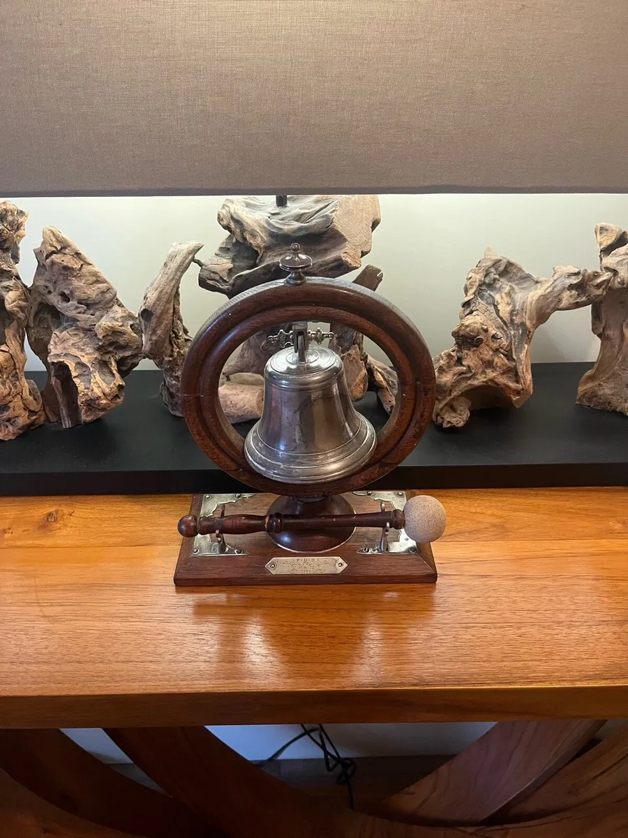 Antique Maritime Presentation Bell - Image 2