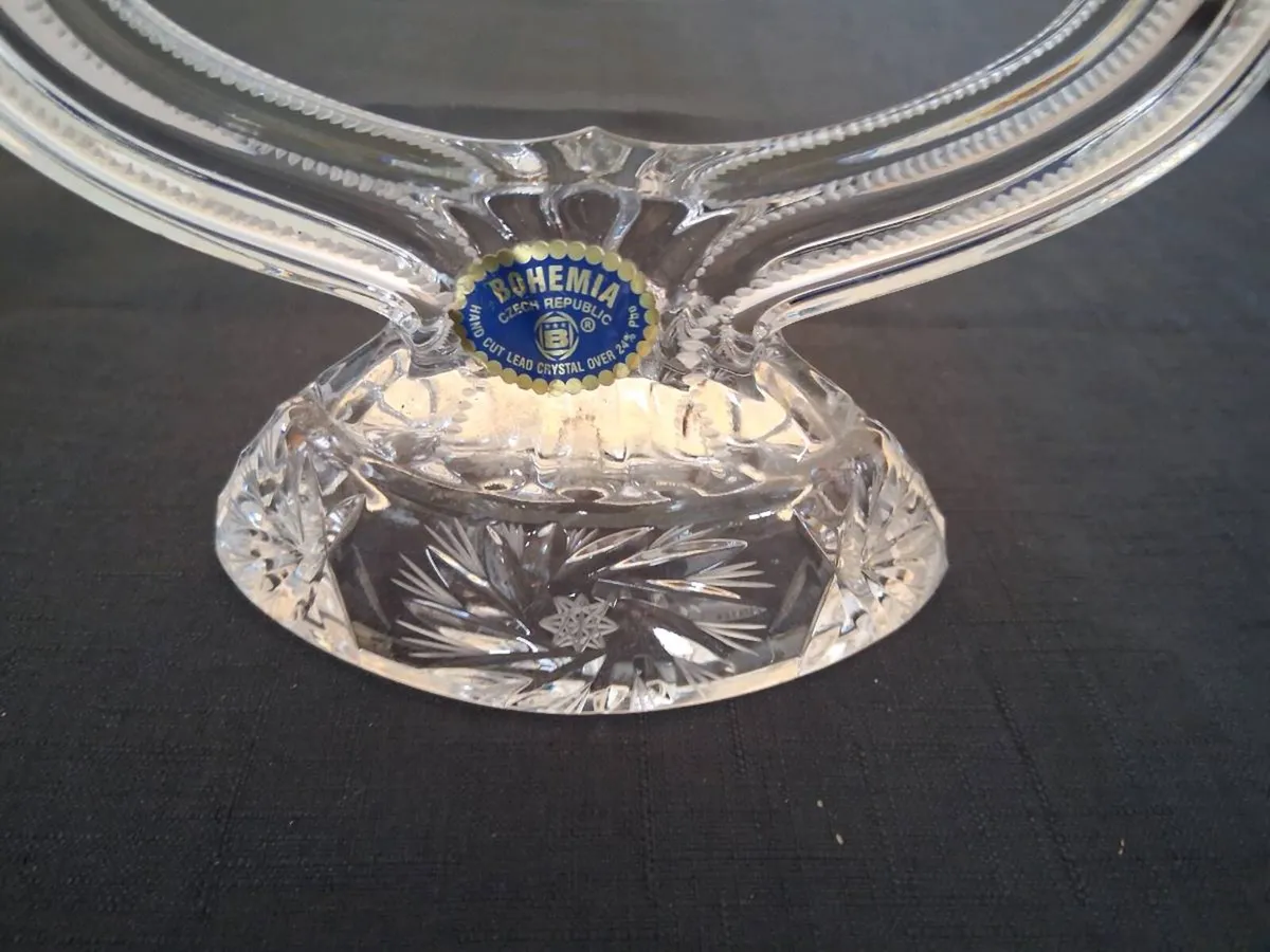 Bohemia Crystal 2 End Candle Stick Holder - Image 3