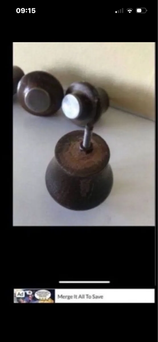Vintage Timber Drawer Knobs - Image 3