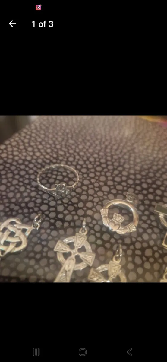 NEW Silver Pedant and ring - Image 1