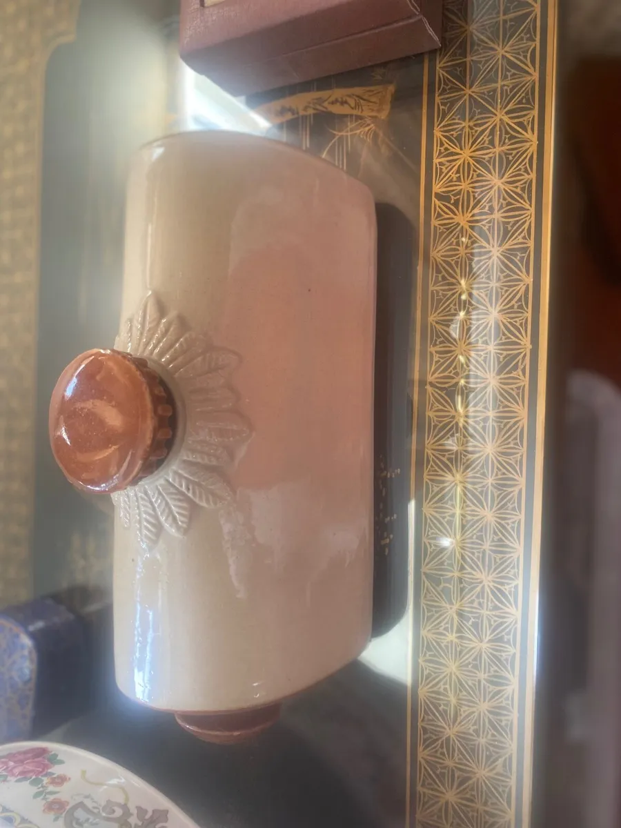Antique stone hot water bottle - Image 2