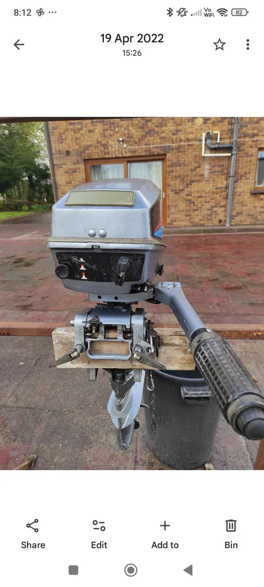 Evinrude 8hp Boat Engine - Image 2