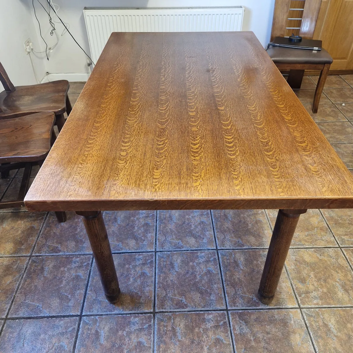 Solid Oak Table - Image 1
