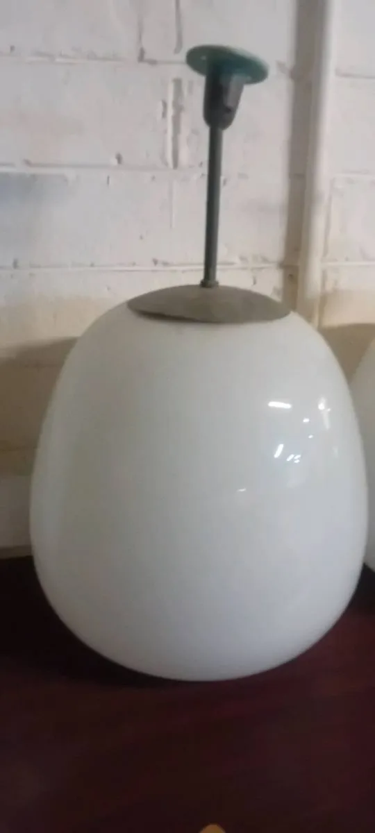 Original Opaline Glass Lamp Shades - Image 1