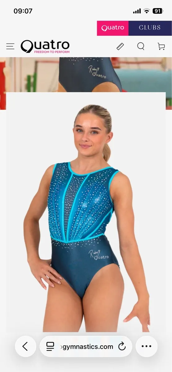 Quatro Majestic leotard by Ruby Stacey - Image 1