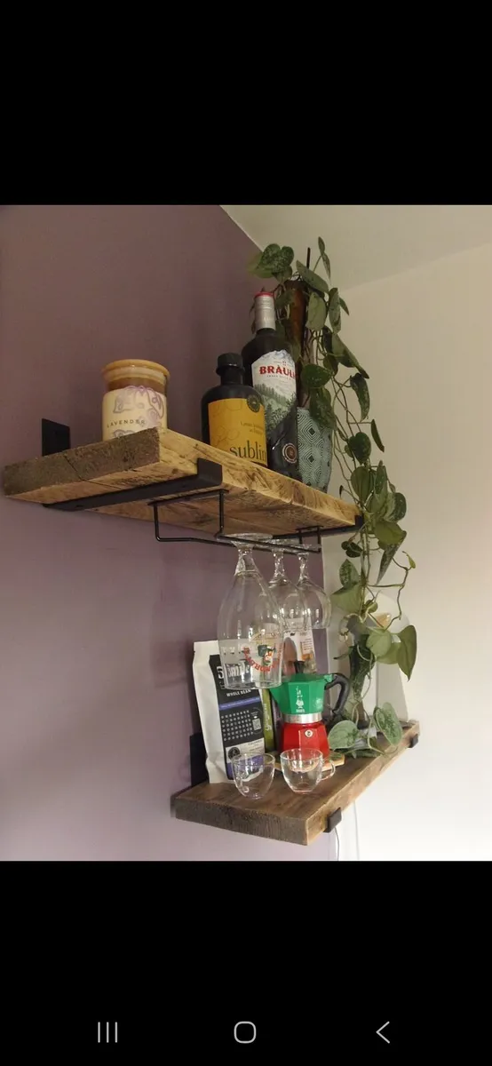 Reclaimed wood shelves for sale - Image 2