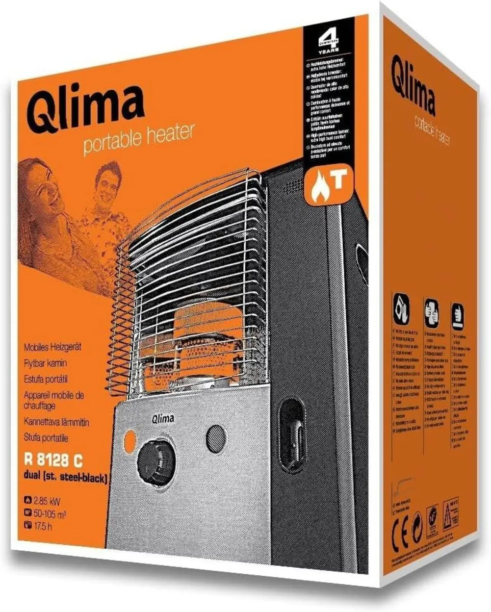 🔥 Qlima 2.8kW Radiant Wick Paraffin Heaters - Image 2