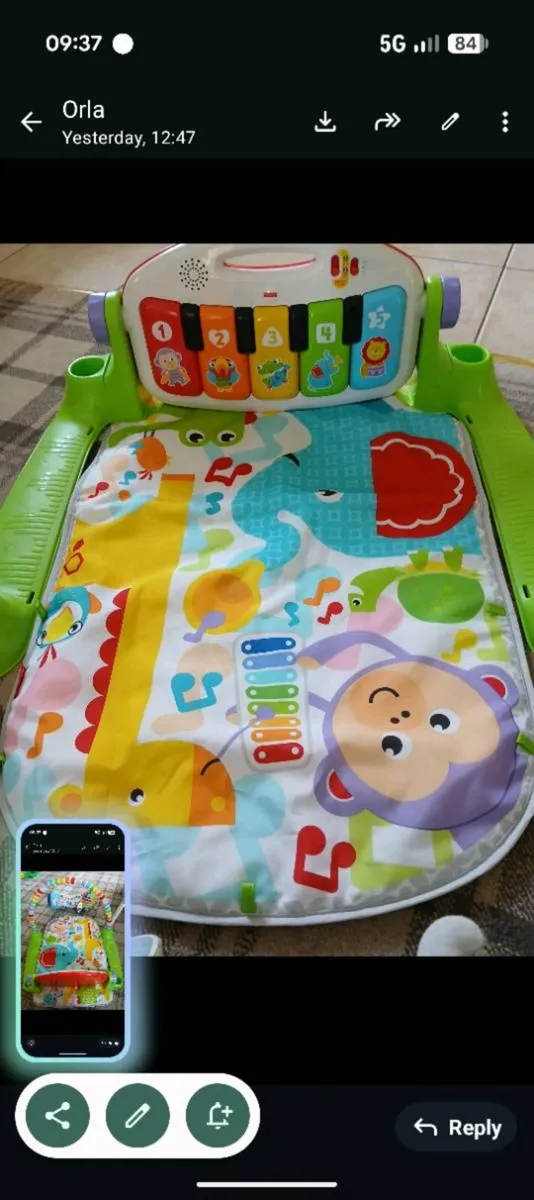 Fischer Price. Deluxe kick and play piano gym - Image 2