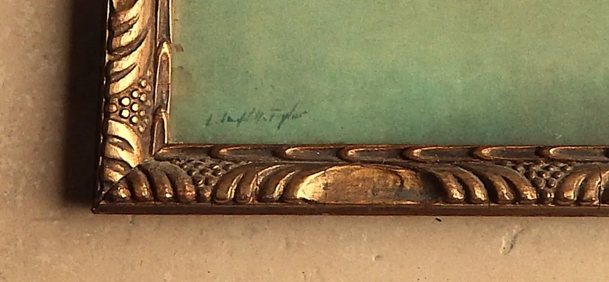 Large Vintage Print of The Sampler by Leonard Camp - Image 3