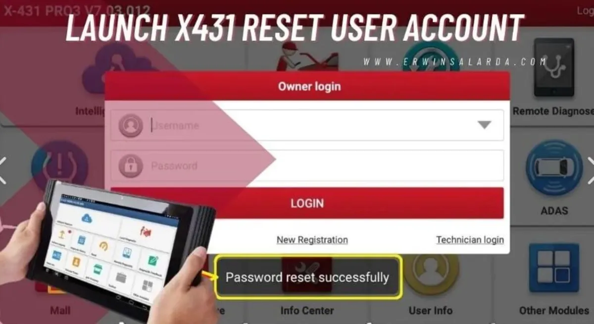 Factory reset of Launch 431 Devices