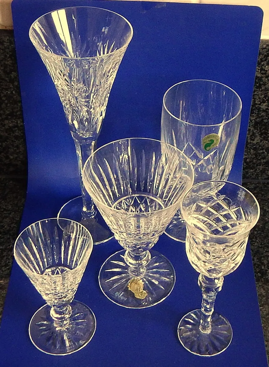 Selection of 5 Waterford Crystal Glasses - Image 1
