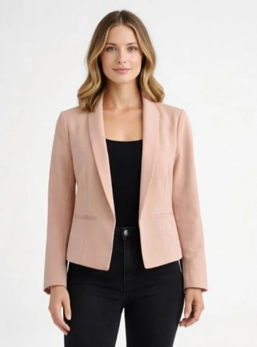 NEW LOOK Ladies Blush Blazer: Size 10 - AS NEW - Image 1