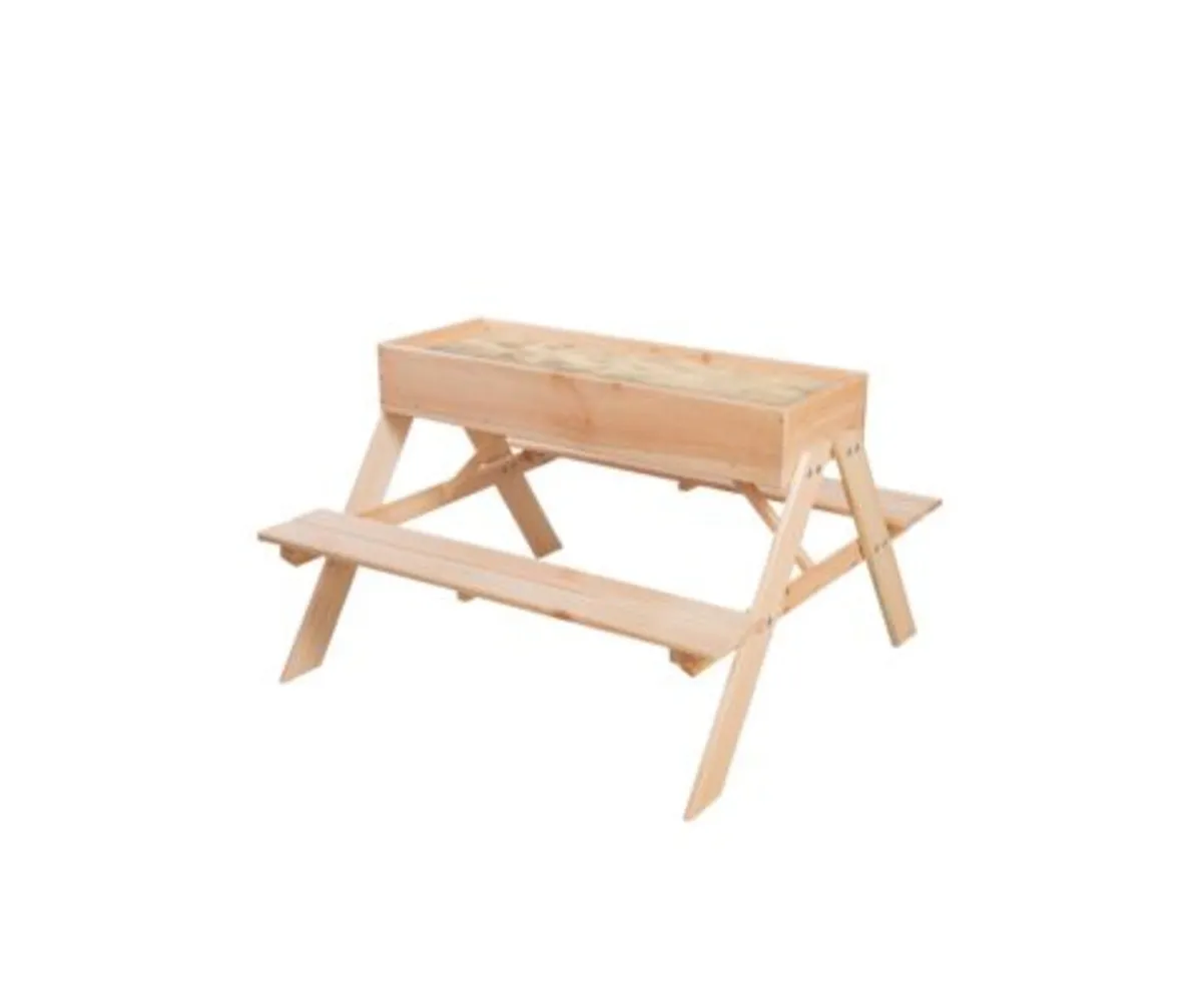 2-1 picnic table and sandpit - Image 1