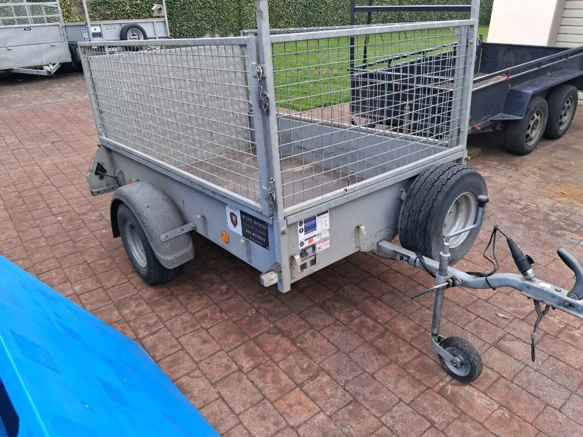 Galvanised single axel trailers - Image 4