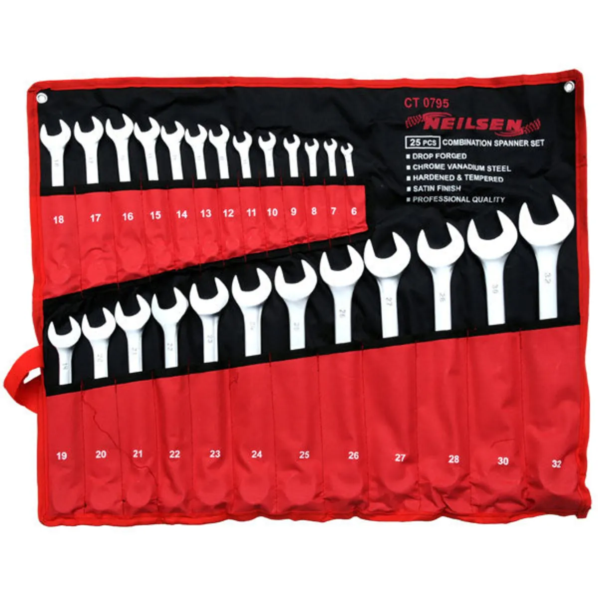 25-PIECE COMBINATION SPANNER SET