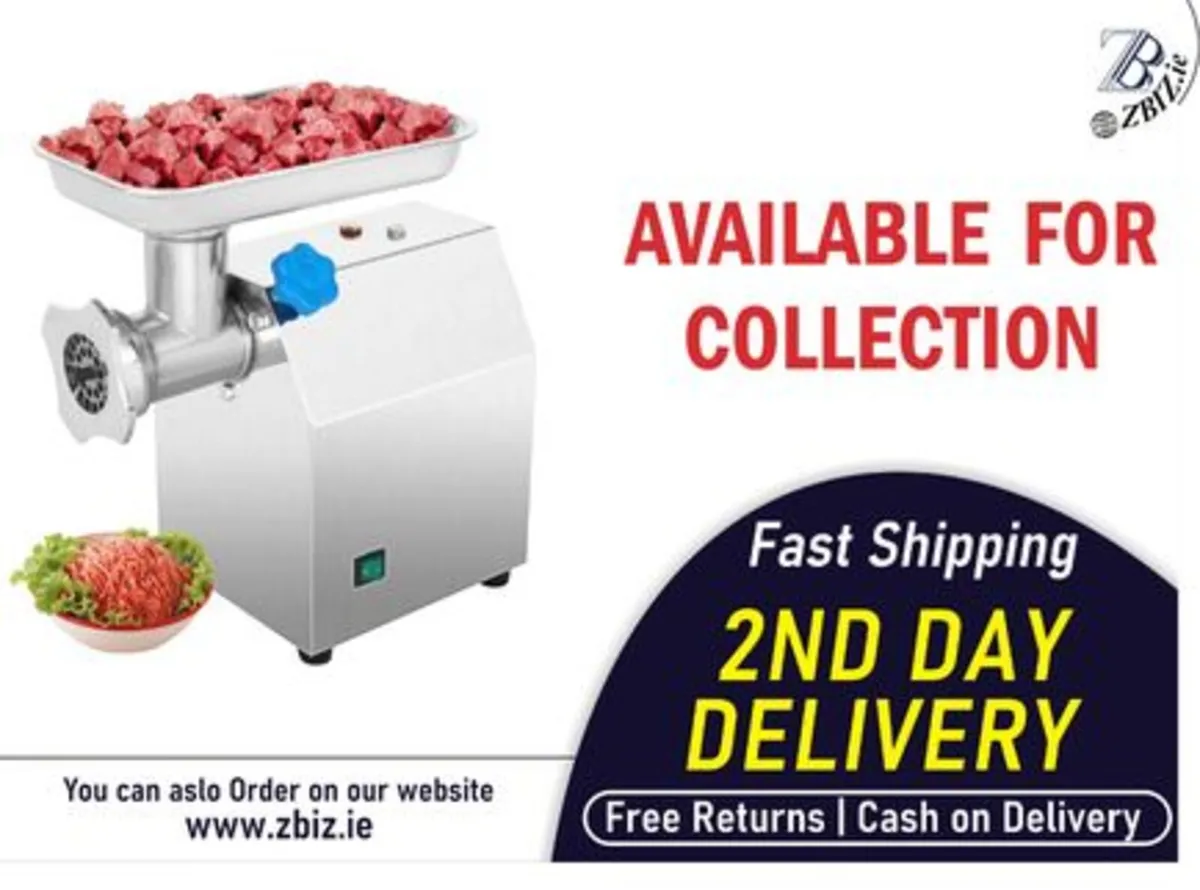 Commercial Meat Mincer Electric Grinder, Sausage - Image 1